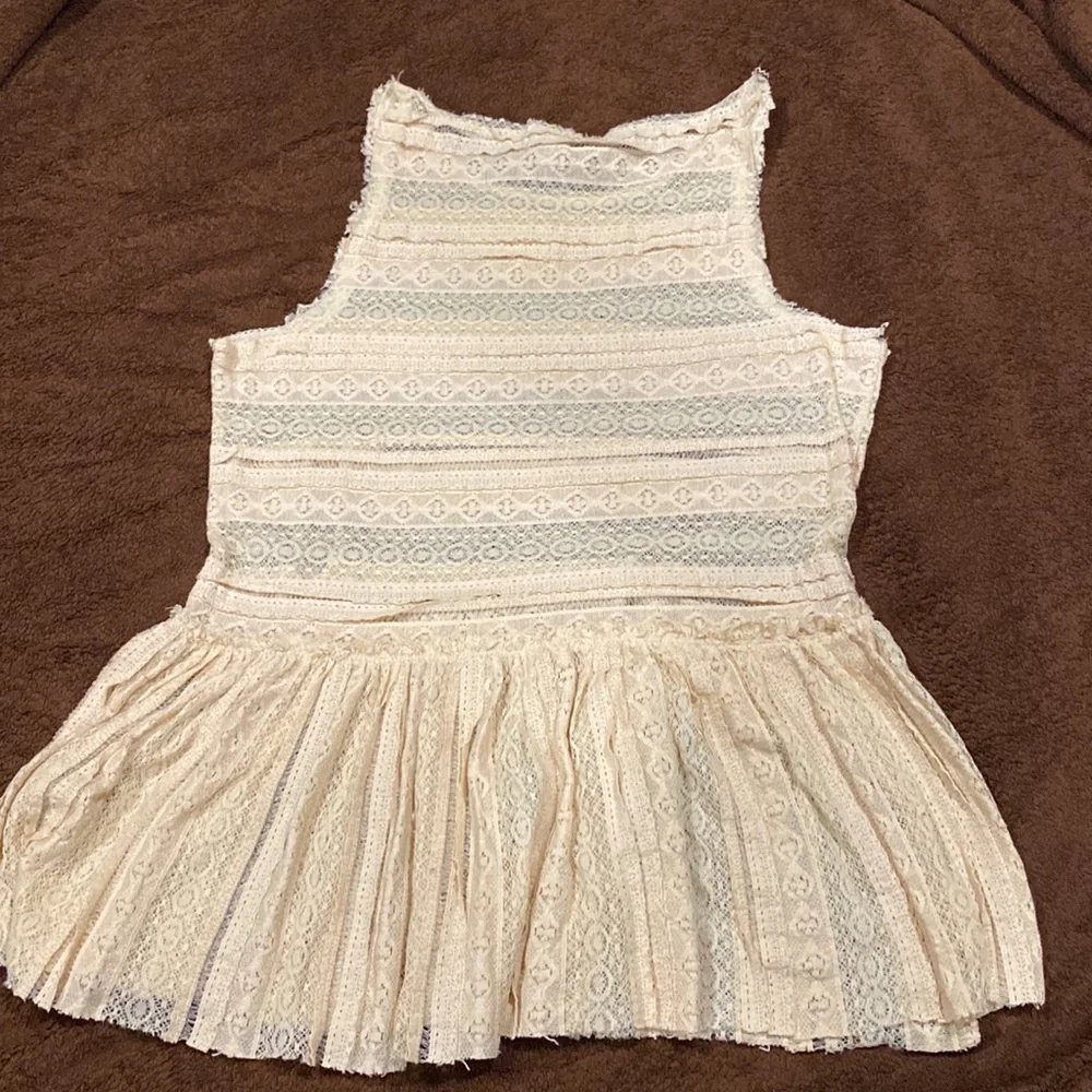 Intimately Free People Cream-colored Lace Tank - Picture 5 of 7
